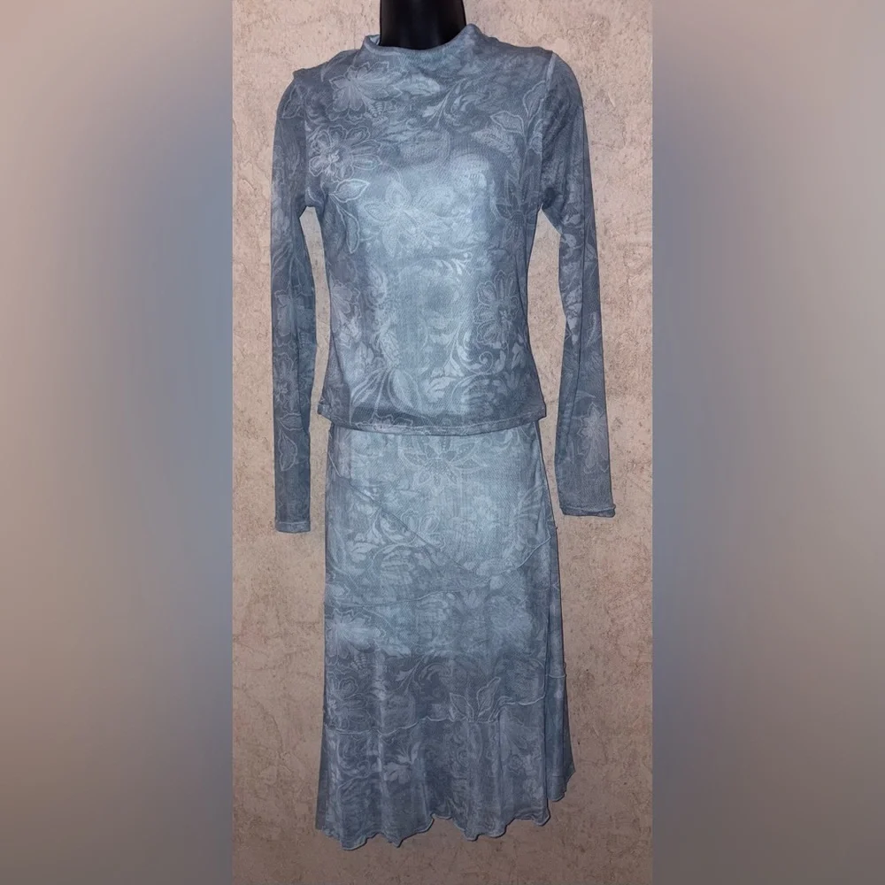 See You Monday Long Sleeve Skirt Set